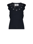 Top with decorated neckline and iconic details - Silvian Heach