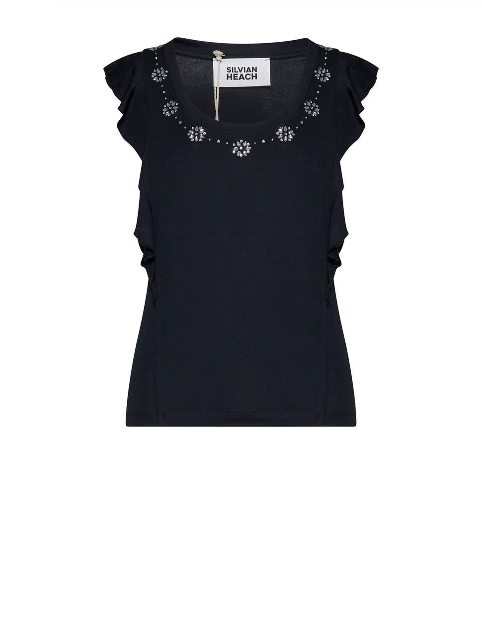 Top with decorated neckline and iconic details - Silvian Heach