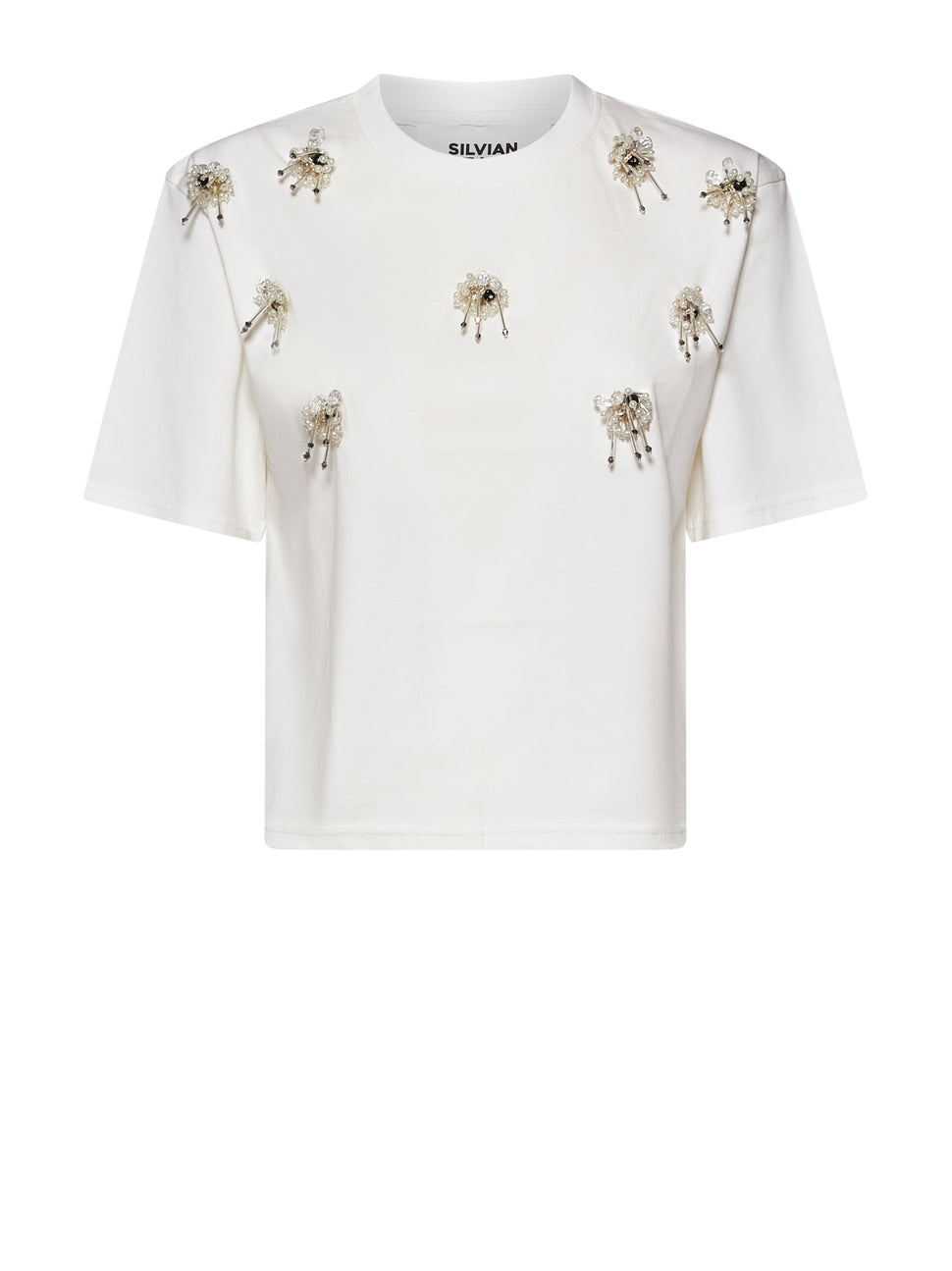 T-shirt con applicazioni decorative iconiche - Silvian Heach