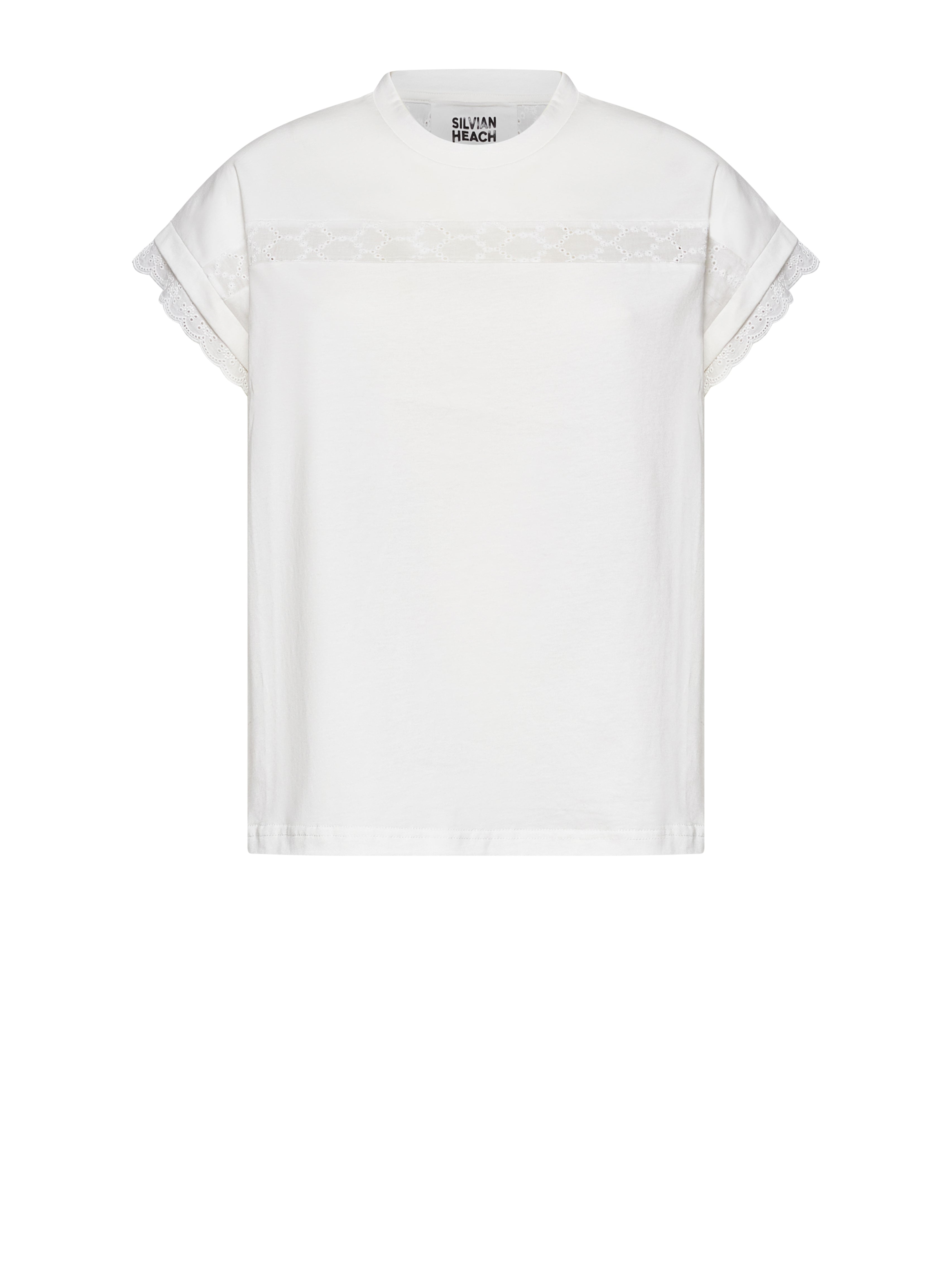 T-shirt con inserto decorativo e dettagli raffinati - Silvian Heach
