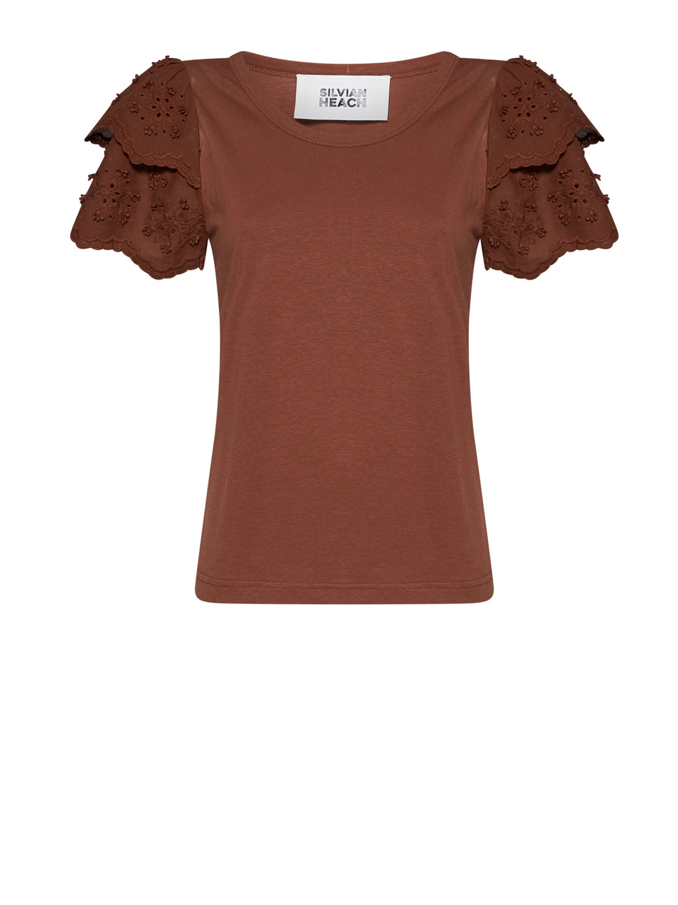 T-shirt con maniche decorative e design raffinato - Silvian Heach