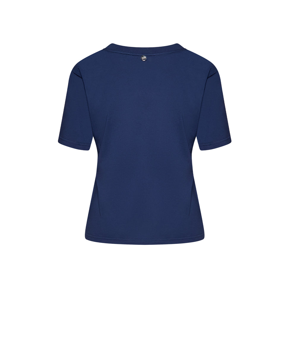 T-shirt con scollo a V e applicazioni decorative - Silvian Heach