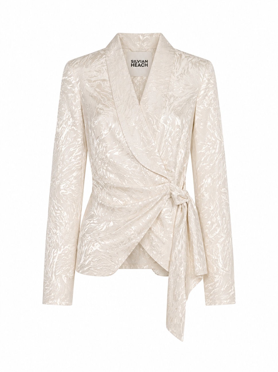 Blazer jacquard con cintura dal fascino audace GIACCA Silvian Heach