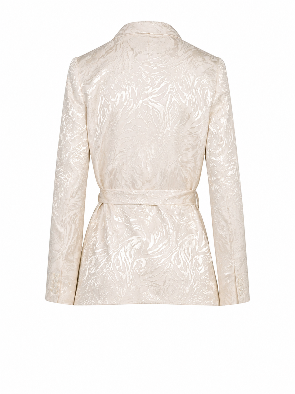 Blazer jacquard con cintura dal fascino audace GIACCA Silvian Heach