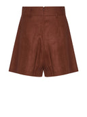 Shorts a vita alta con pieghe sartoriali - Silvian Heach