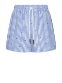 Shorts con motivo a righe e dettagli grafici - Silvian Heach