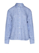 Camicia a righe con motivo grafico all-over - Silvian Heach