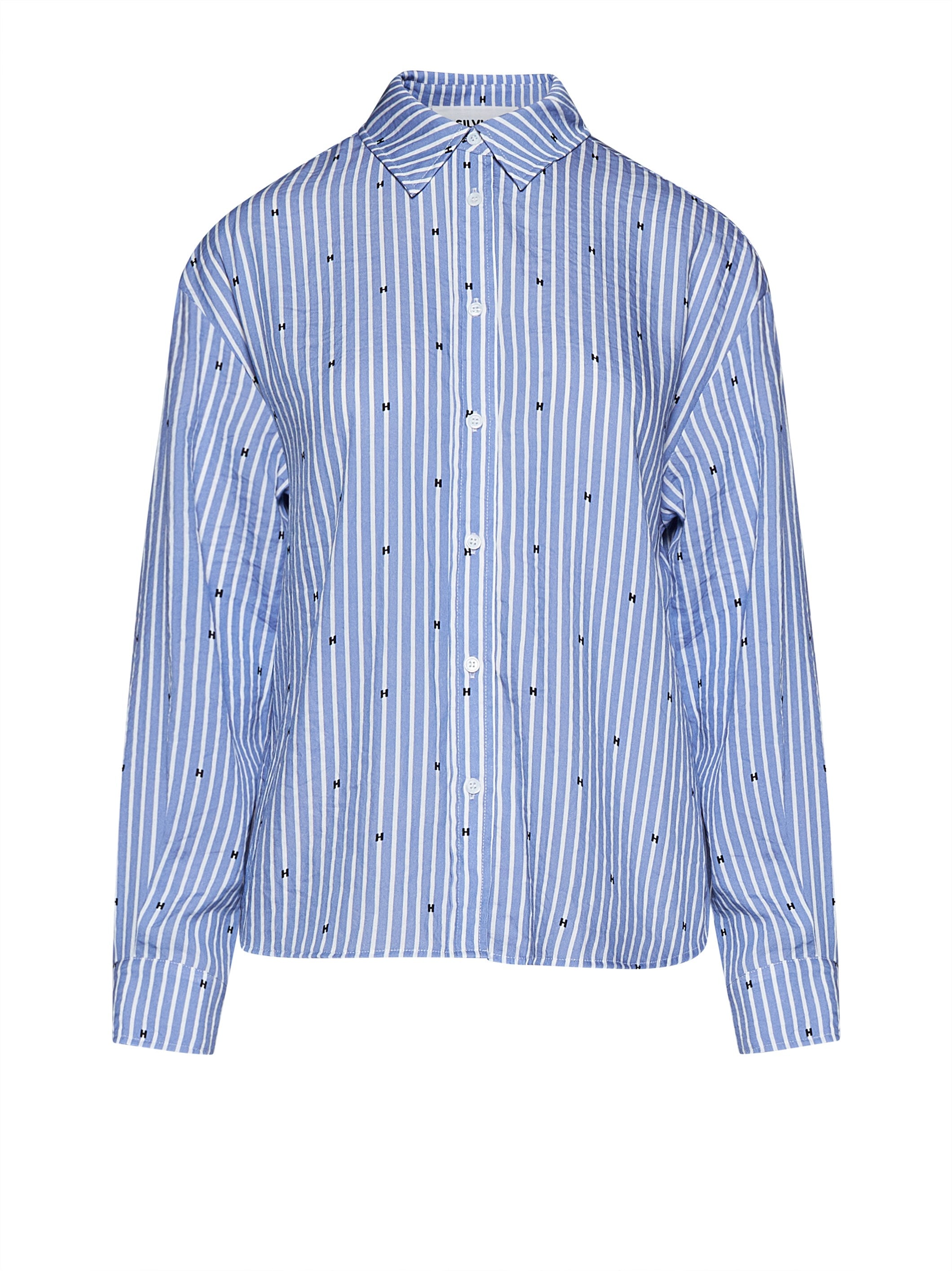 Camicia a righe con motivo grafico all-over - Silvian Heach