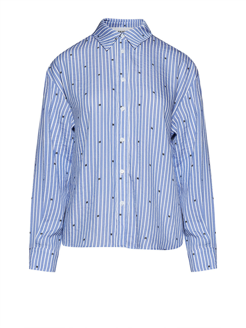 Camicia a righe con motivo grafico all-over - Silvian Heach