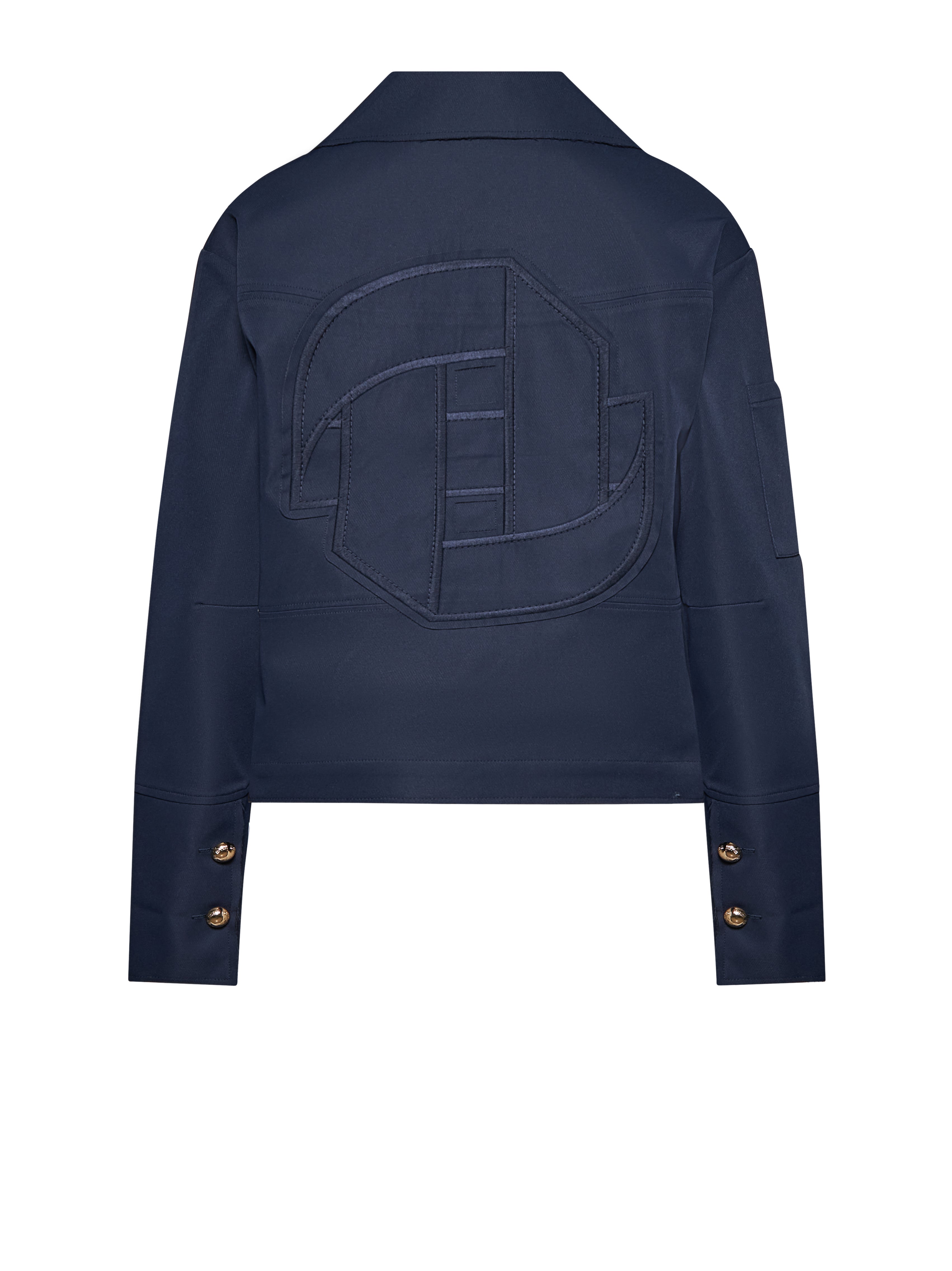 Giacca Doppiopetto Blu con Bottoni Decorativi - Silvian Heach