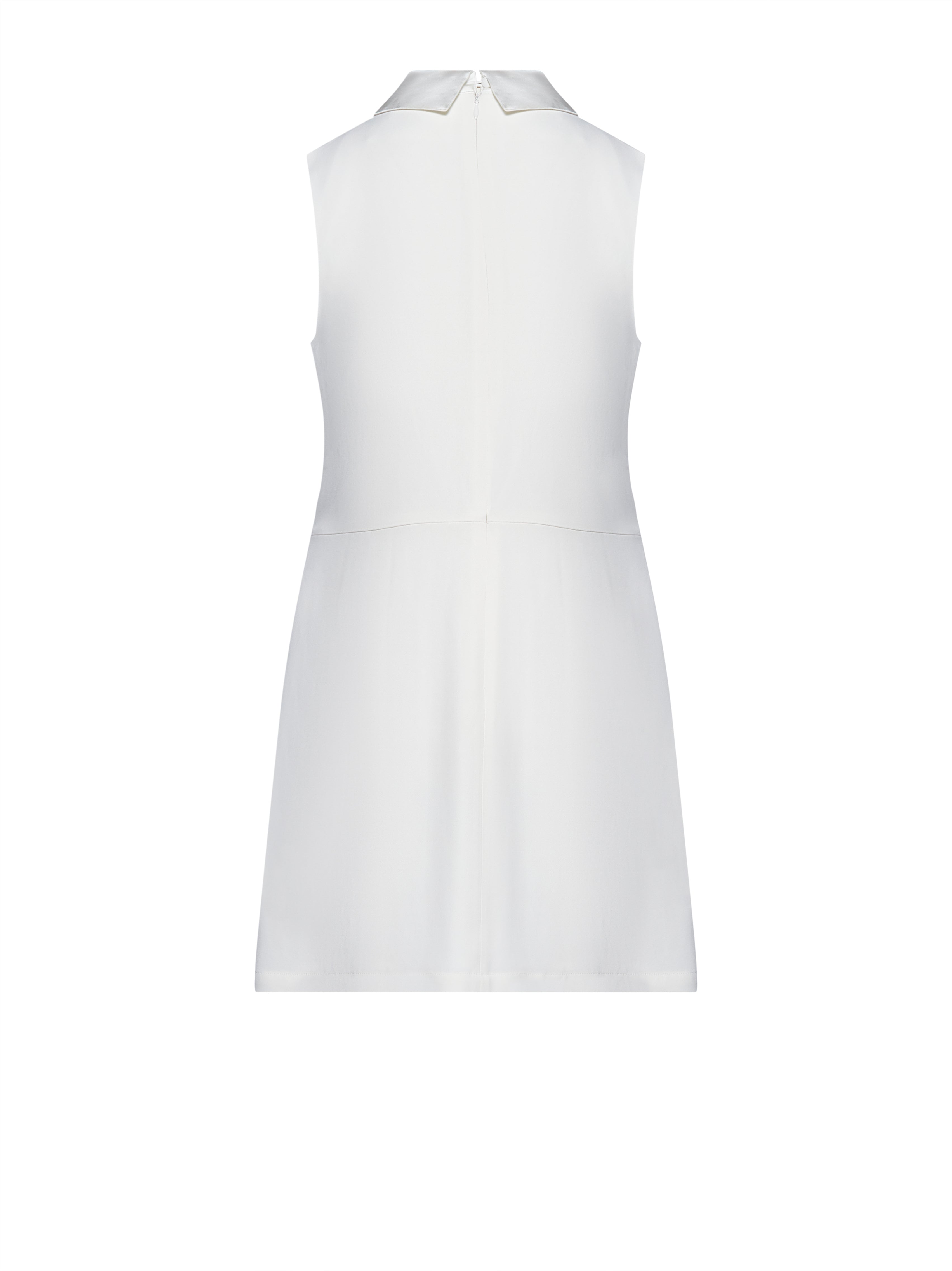 Abito Senza Maniche con Colletto Decorato e Linee Essenziali - Silvian Heach
