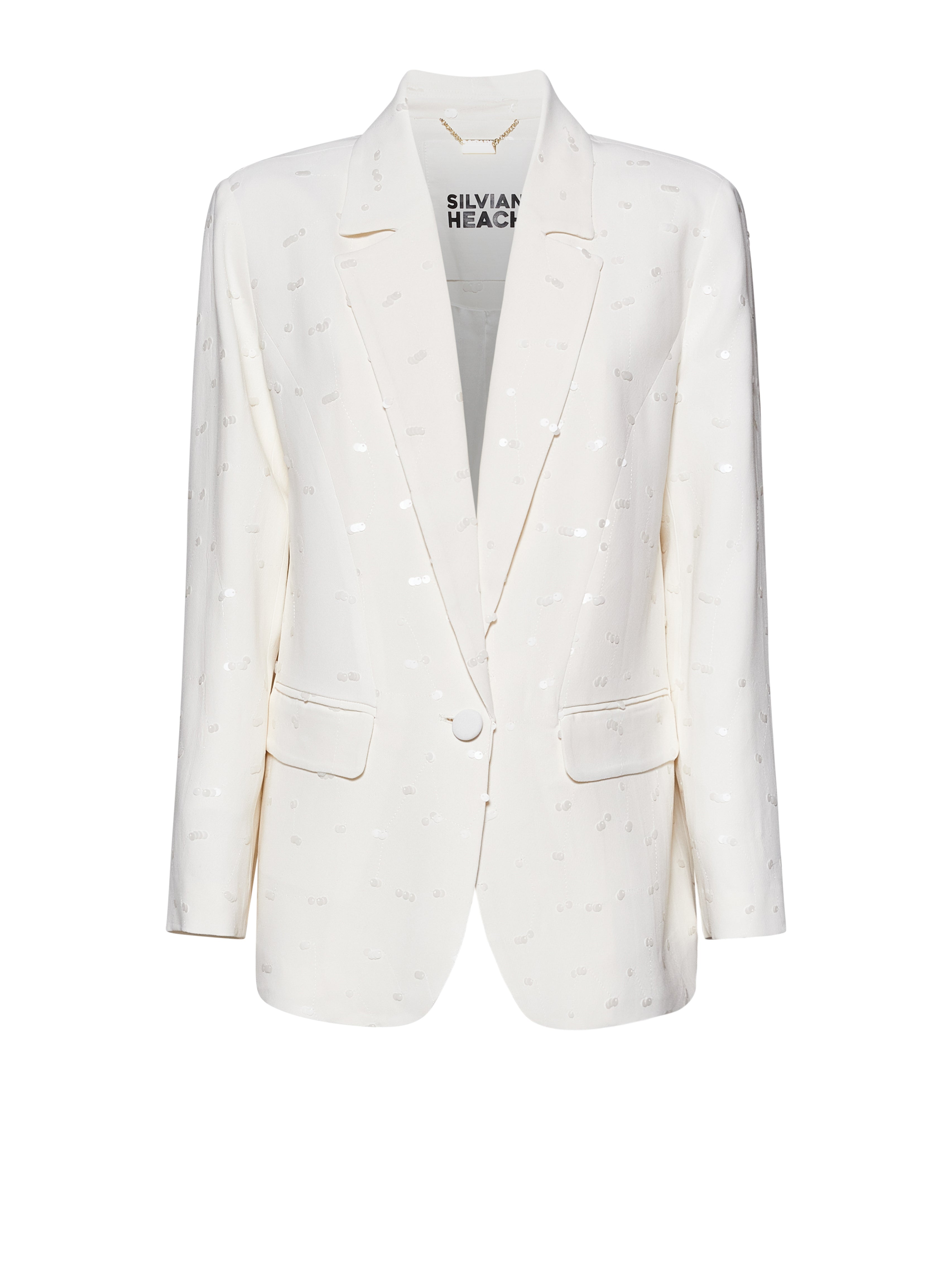 Giacca con revers classici e superficie decorata - Silvian Heach