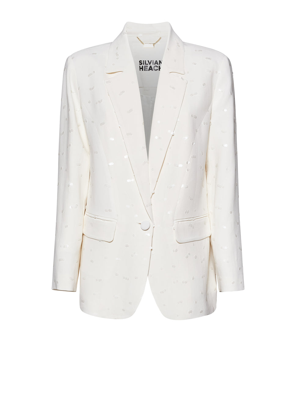Giacca con revers classici e superficie decorata - Silvian Heach