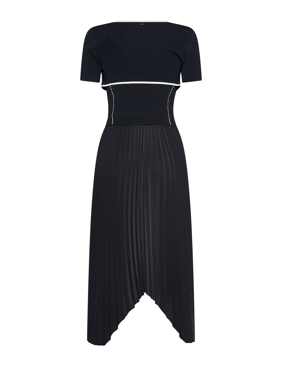 Abito senza maniche con gonna plissettata e linee architettoniche - Silvian Heach