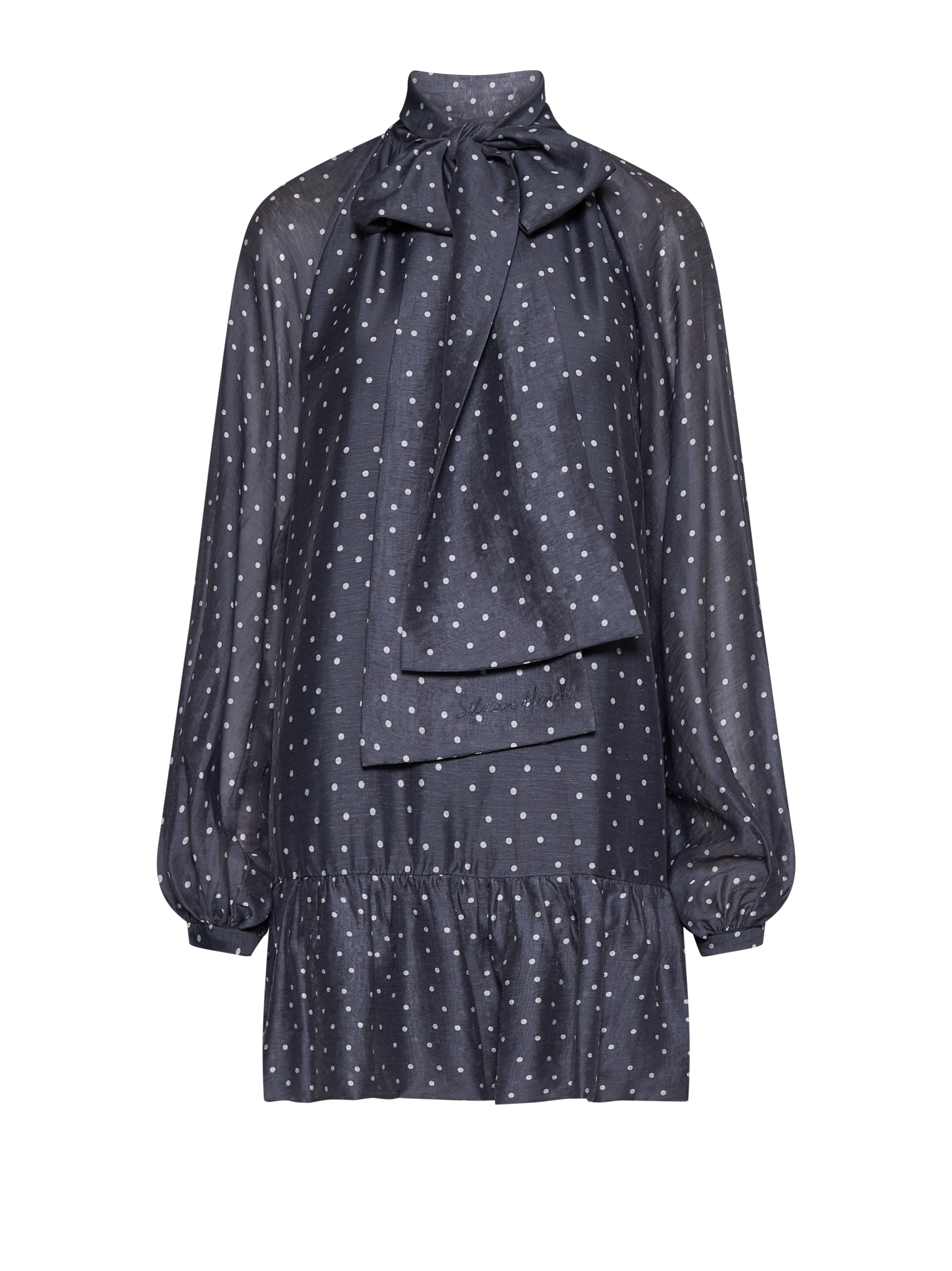 Abito con Fiocco al Collo e Motivo Grafico - Silvian Heach