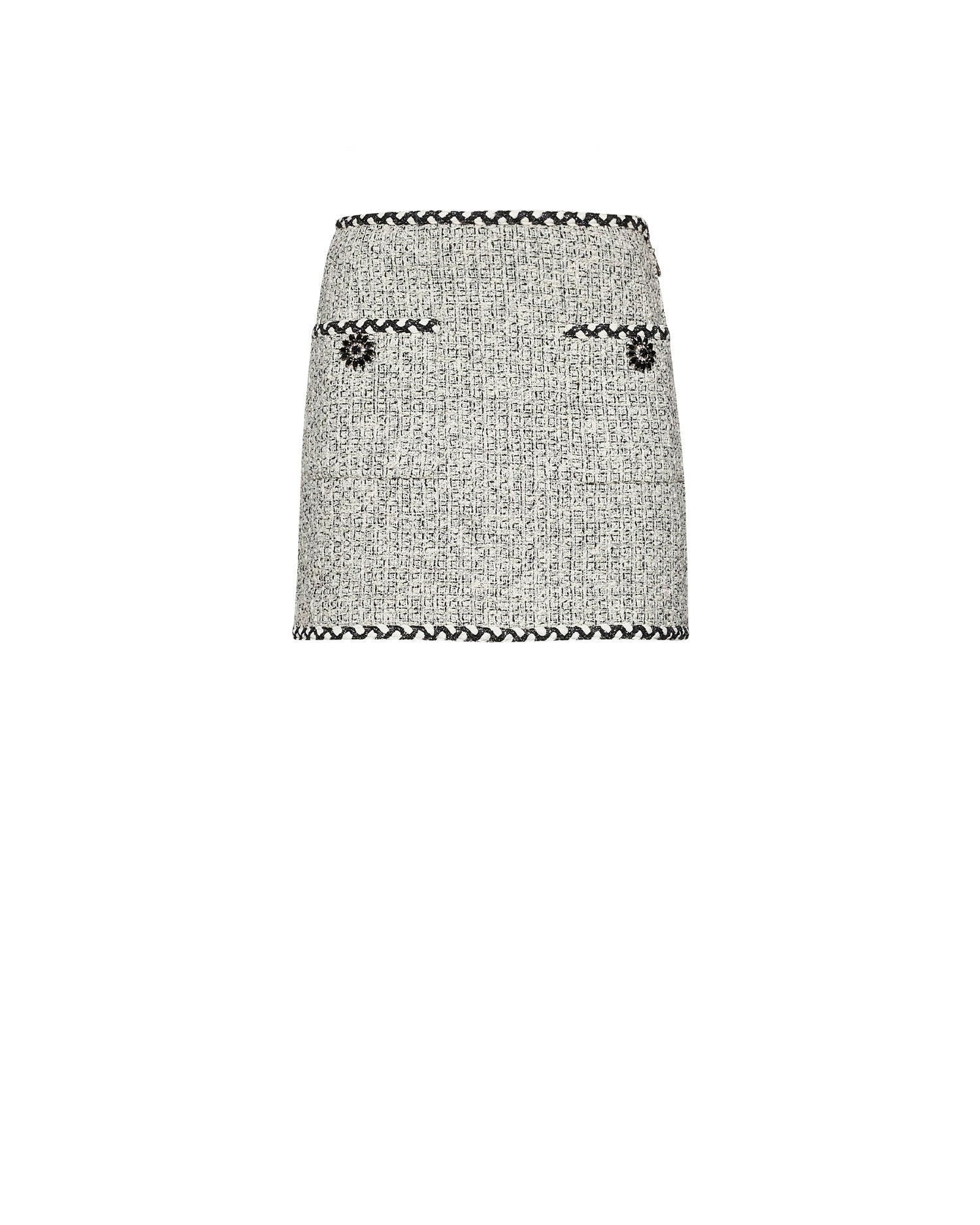 Short skirt with contrasting decorative details - Silvian Heach
