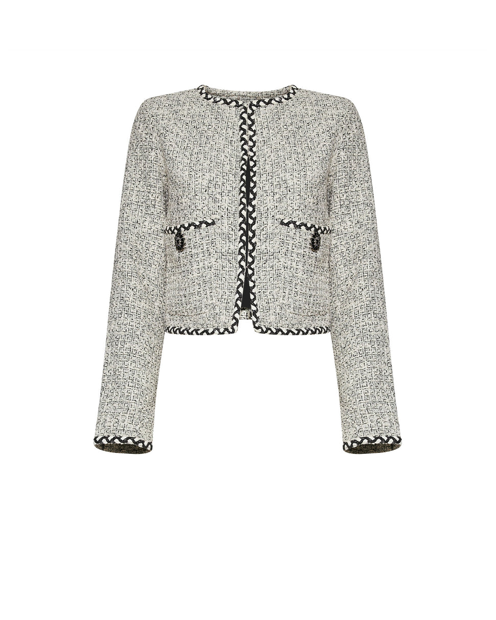 Jacket with Decorative Details and Refined Lines - Silvian Heach