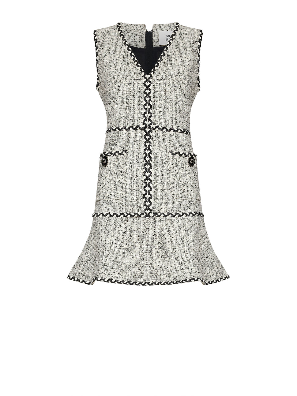 Sleeveless dress with decorative details and refined lines - Silvian Heach