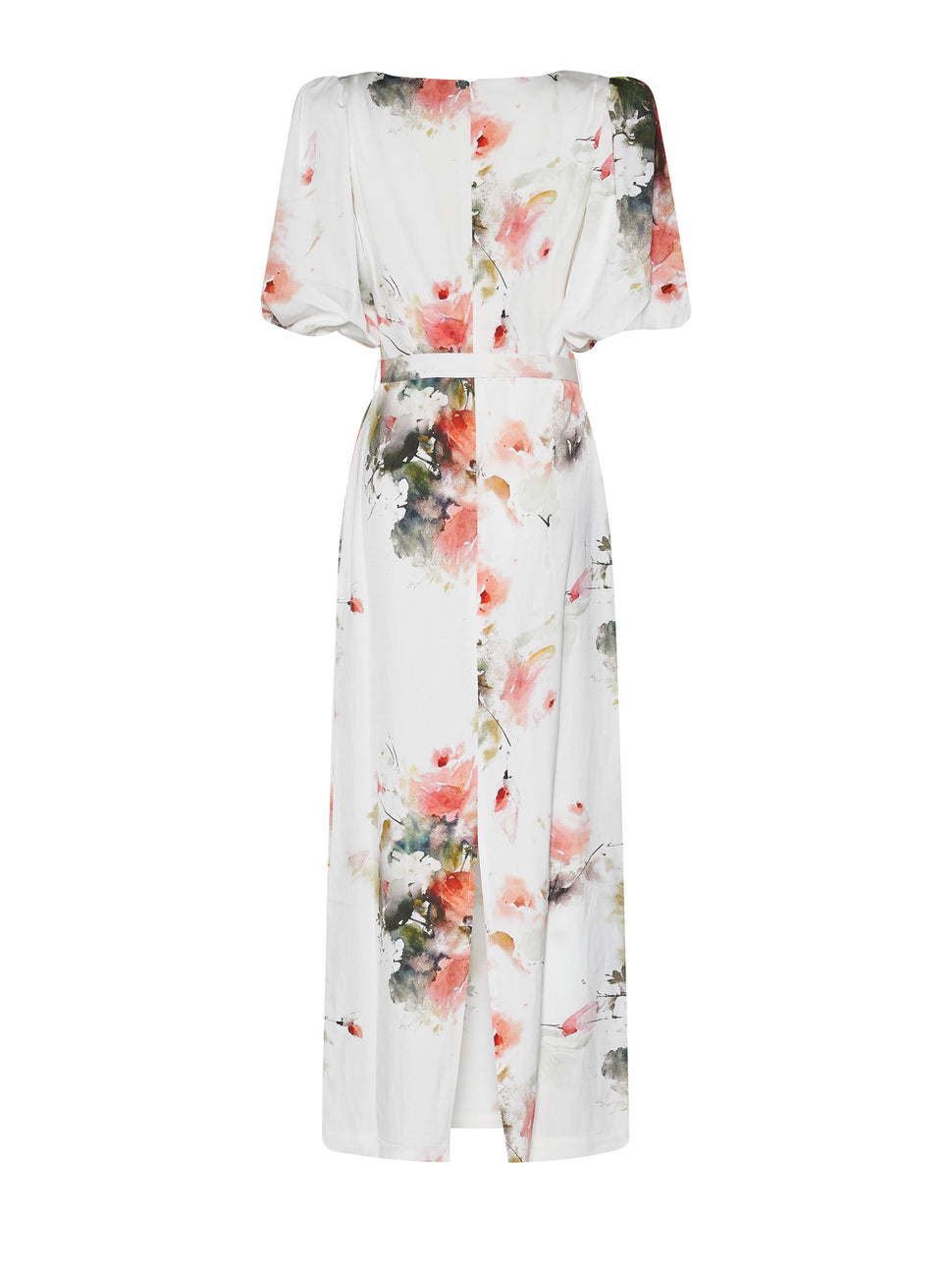 Abito Lungo con Motivo Artistico e Maniche Corte - Silvian Heach