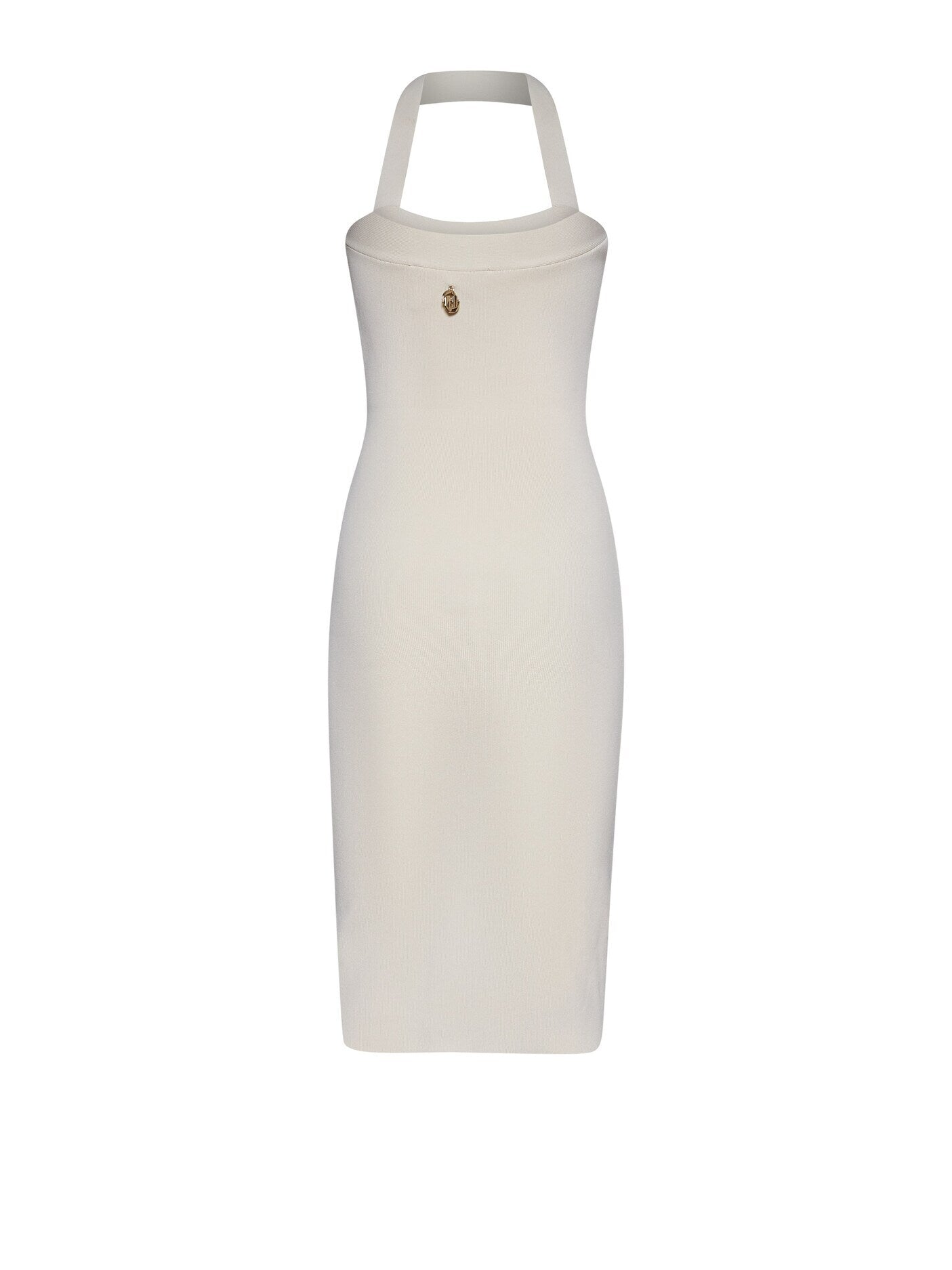 Abito con scollo halter e chiusura frontale decorativa - Silvian Heach