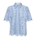 Camicia in pizzo con dettagli floreali - Silvian Heach