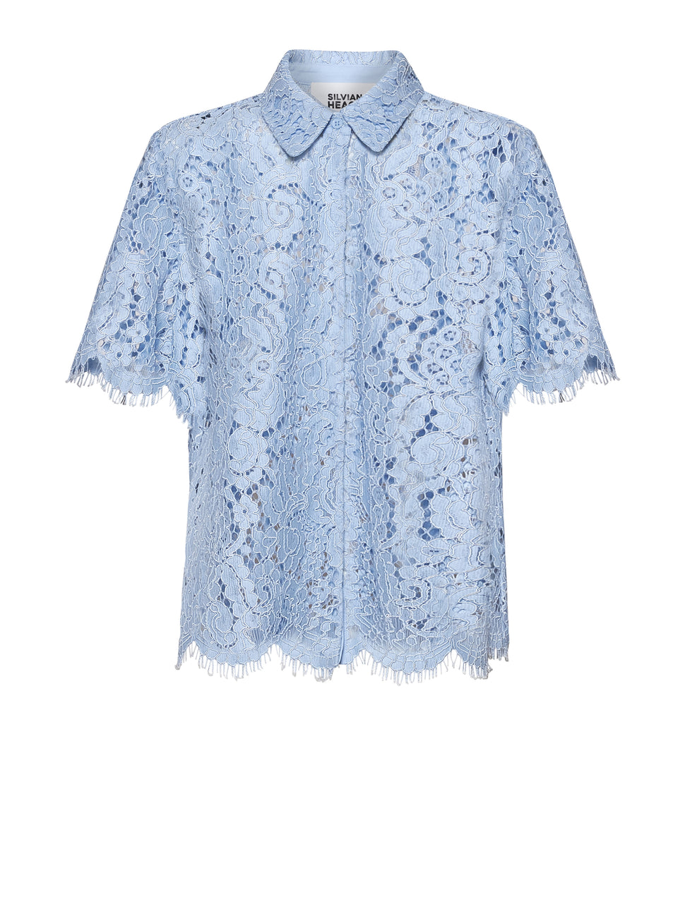 Camicia in pizzo con dettagli floreali - Silvian Heach