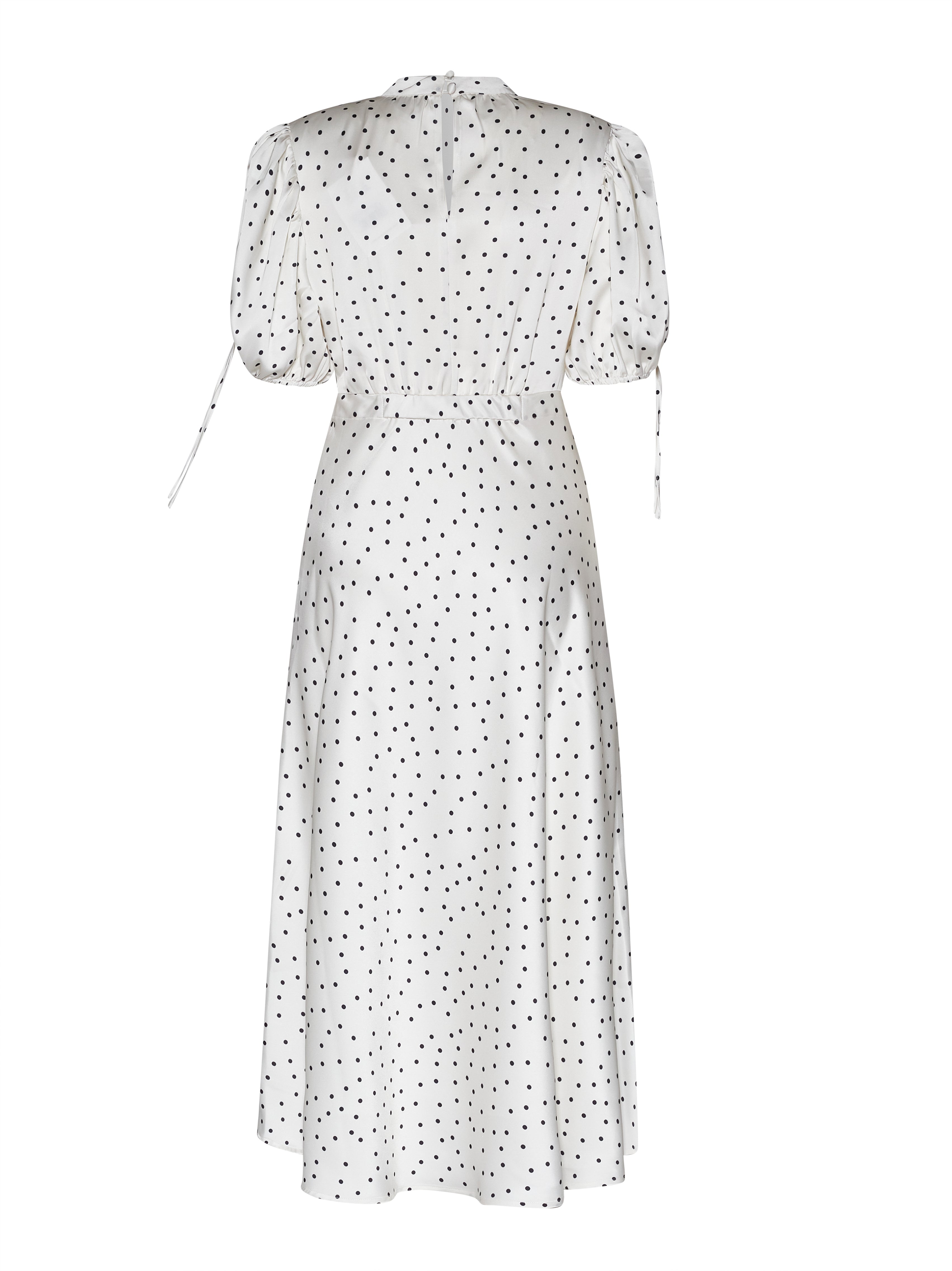 Abito Lungo con Motivo Grafico e Maniche Voluminose - Silvian Heach