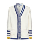Cardigan con scollo a v e dettagli grafici - Silvian Heach