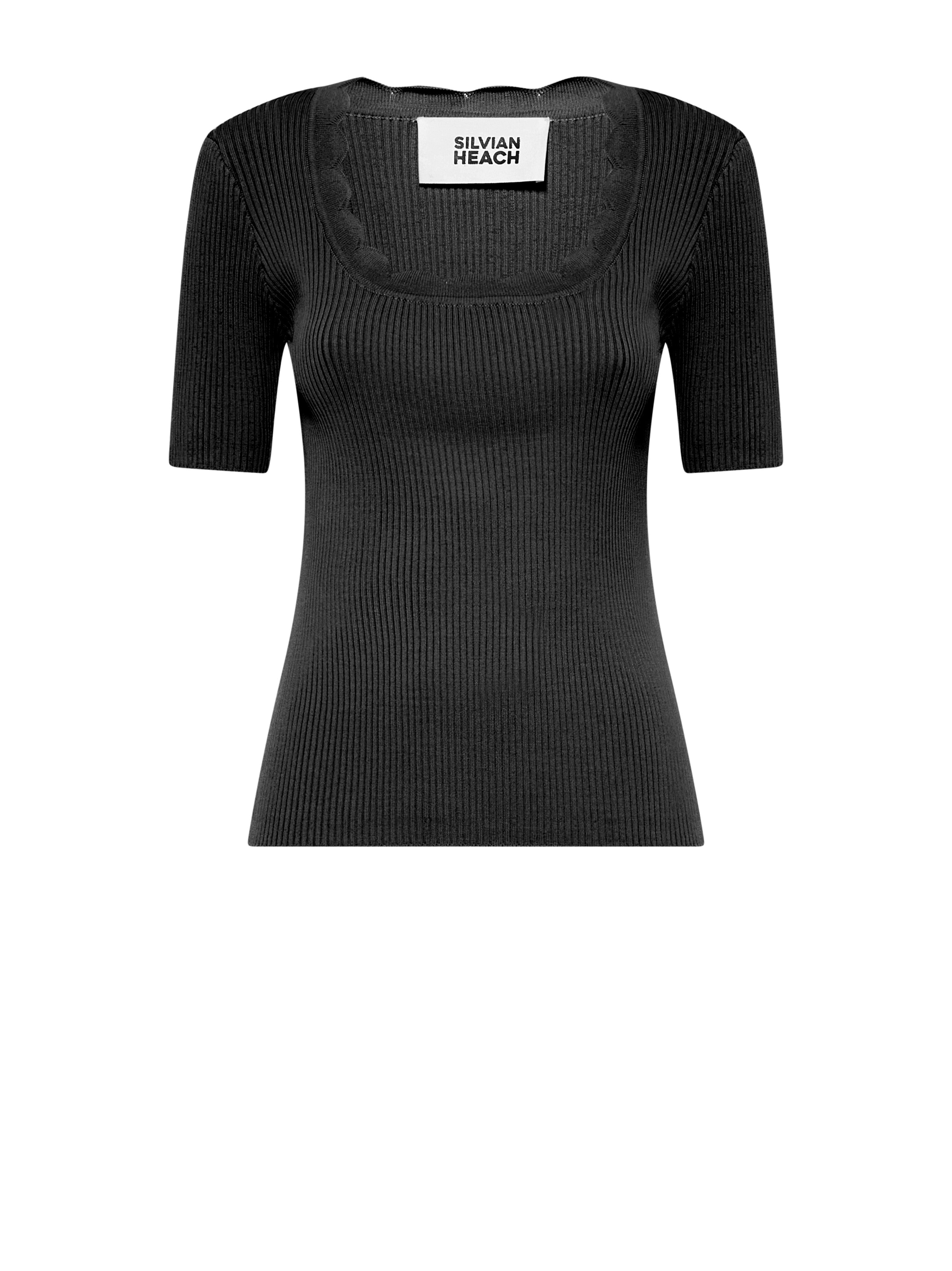 Maglia a maniche corte con scollo squadrato - Silvian Heach