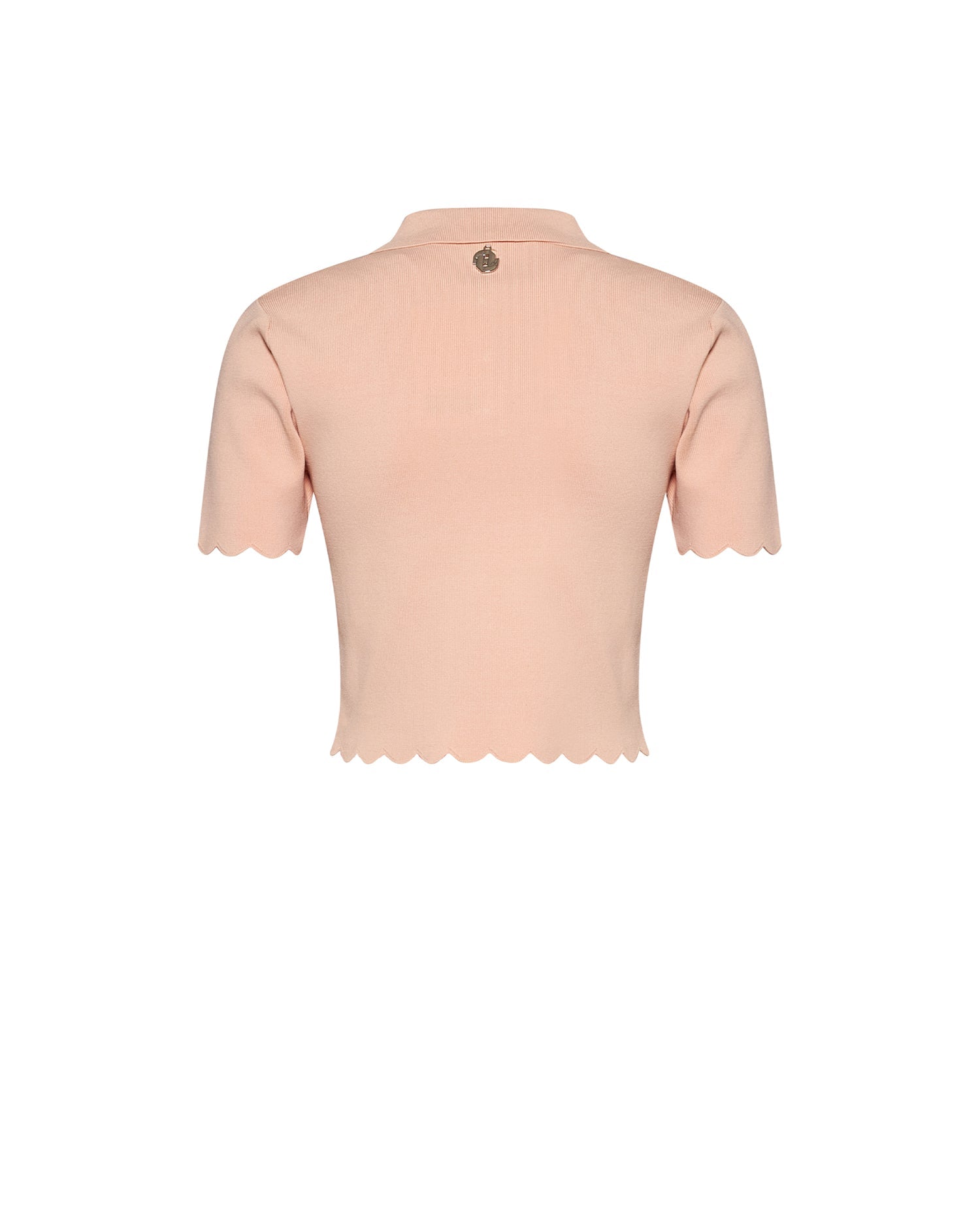 Top con colletto e profili ondulati dal design raffinato - Silvian Heach
