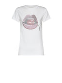 T-shirt with iconic motif and graphic decoration - Silvian Heach