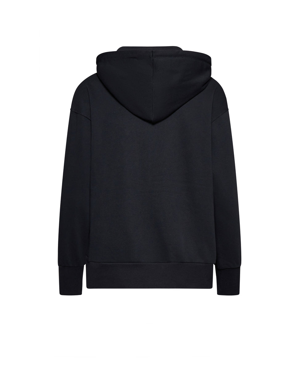Sweatshirt with hood and decorative detail on the front - Silvian Heach