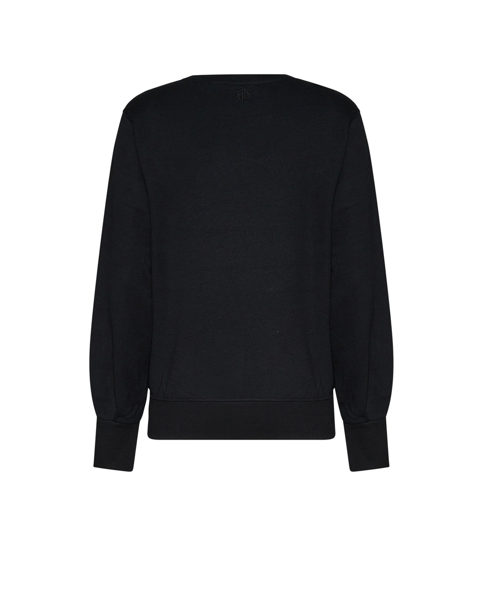 Felpa girocollo con motivo floreale - Silvian Heach