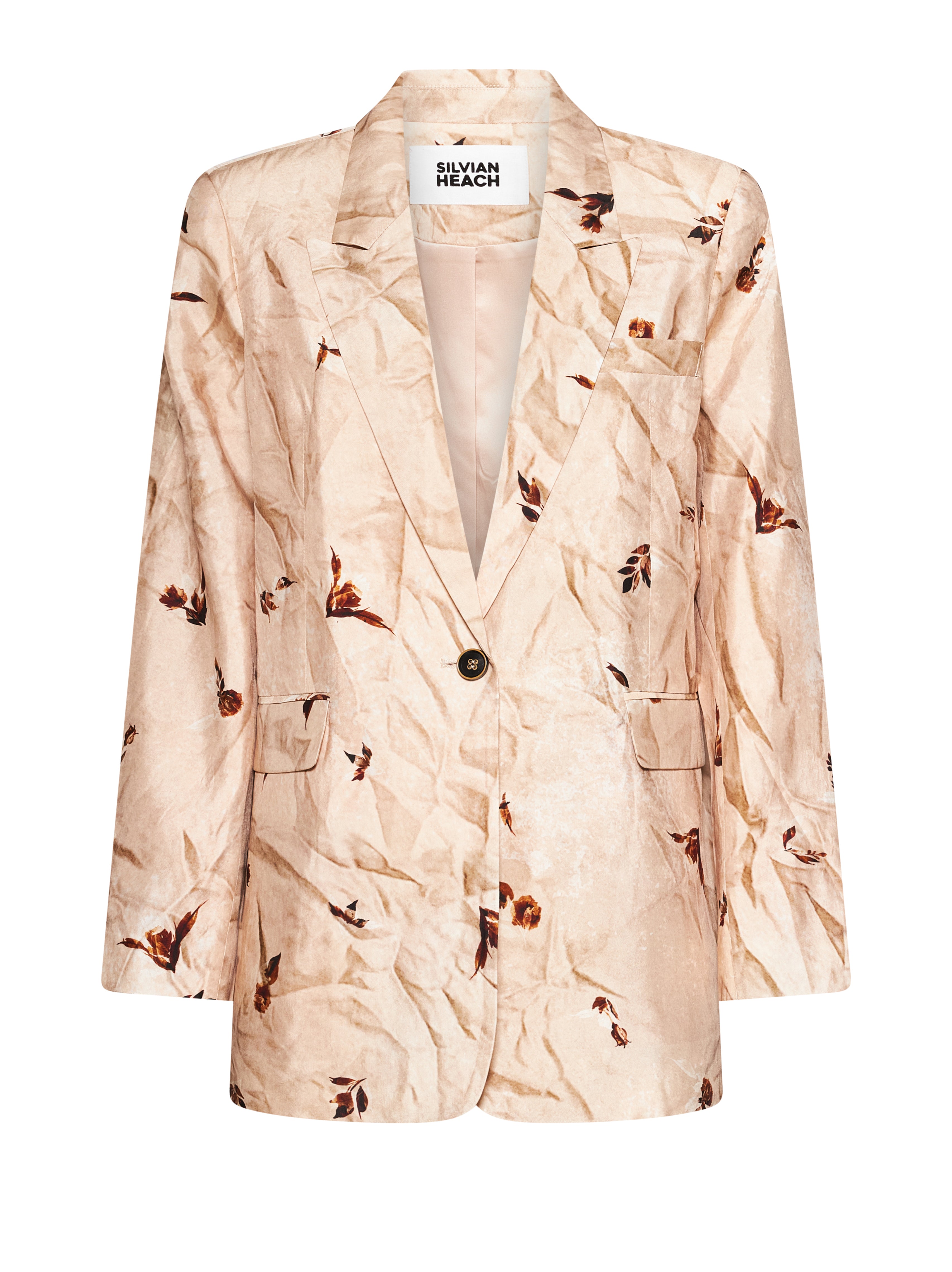 Giacca con Revers Classici e Motivo Decorativo - Silvian Heach