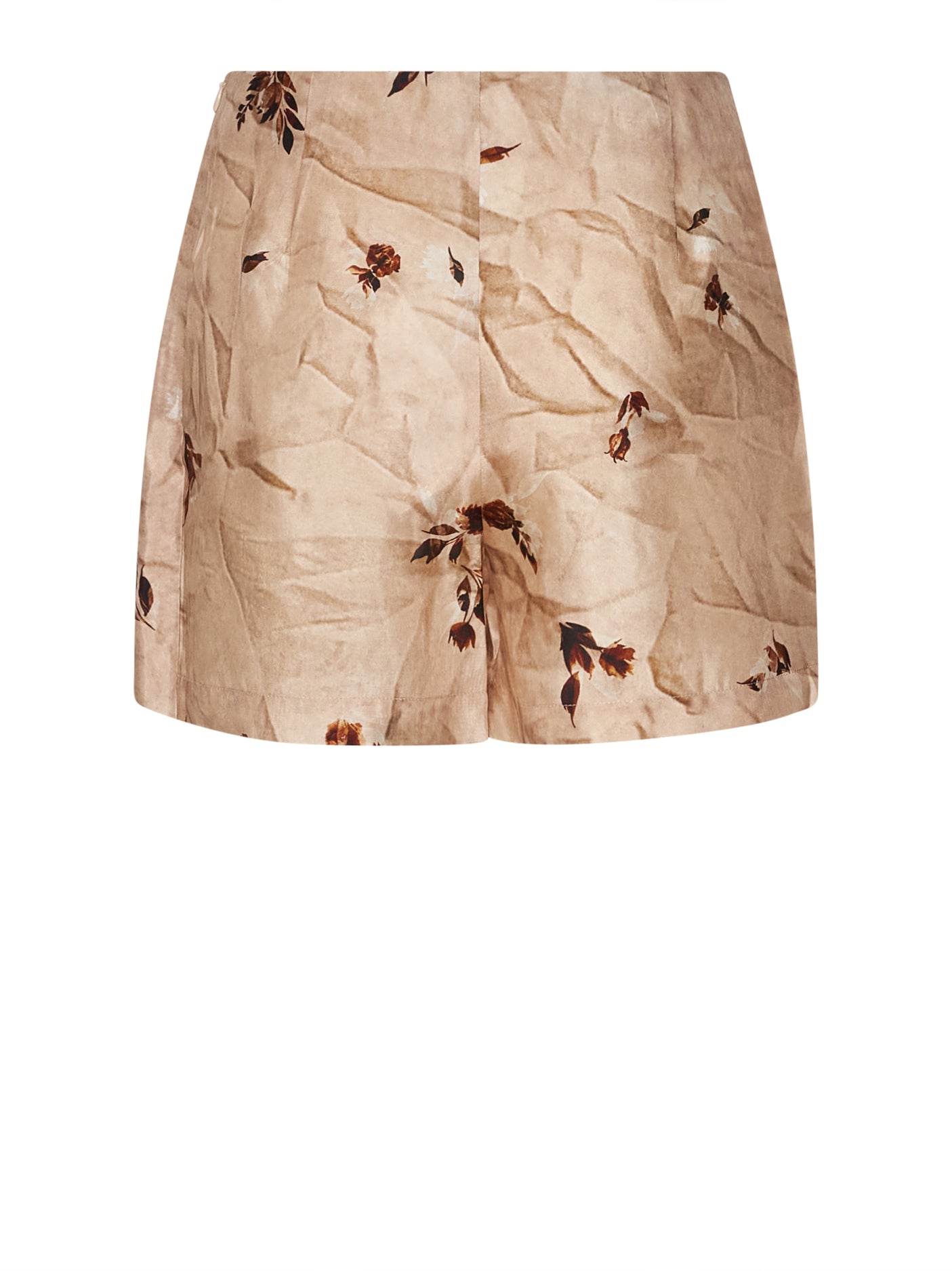 Gonna corta con motivo floreale e bottoni decorativi - Silvian Heach