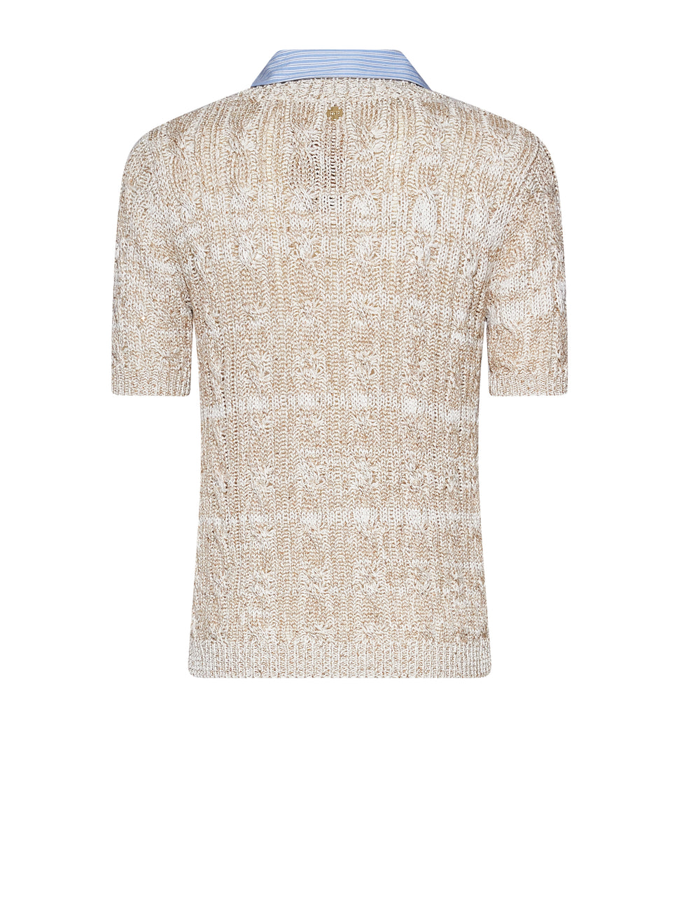 T-shirt con colletto a contrasto e design raffinato - Silvian Heach