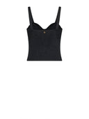 Top con scollo sagomato e design luminoso - Silvian Heach