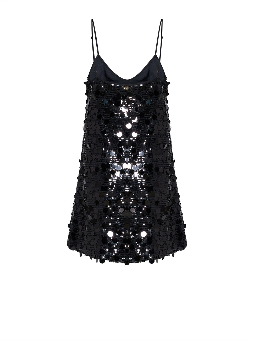 Abito con superficie ricamata di paillettes e design essenziale - Silvian Heach