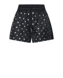 Shorts con applicazioni decorative all over