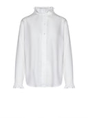 Shirt with gathered collar with elegant charm - Silvian Heach