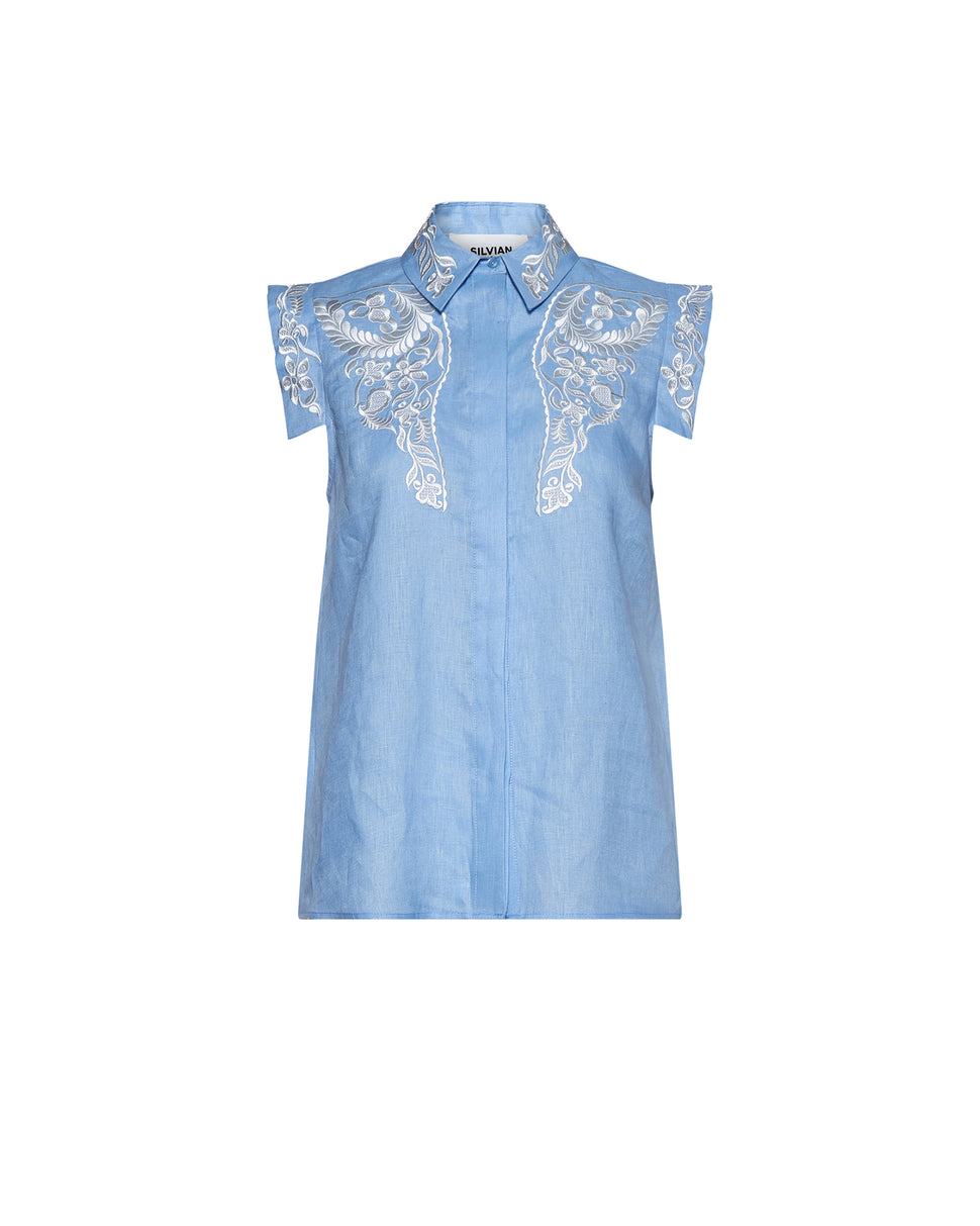 Camicia con ricami ornamentali - Silvian Heach