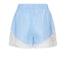 Shorts con inserto decorativo a contrasto