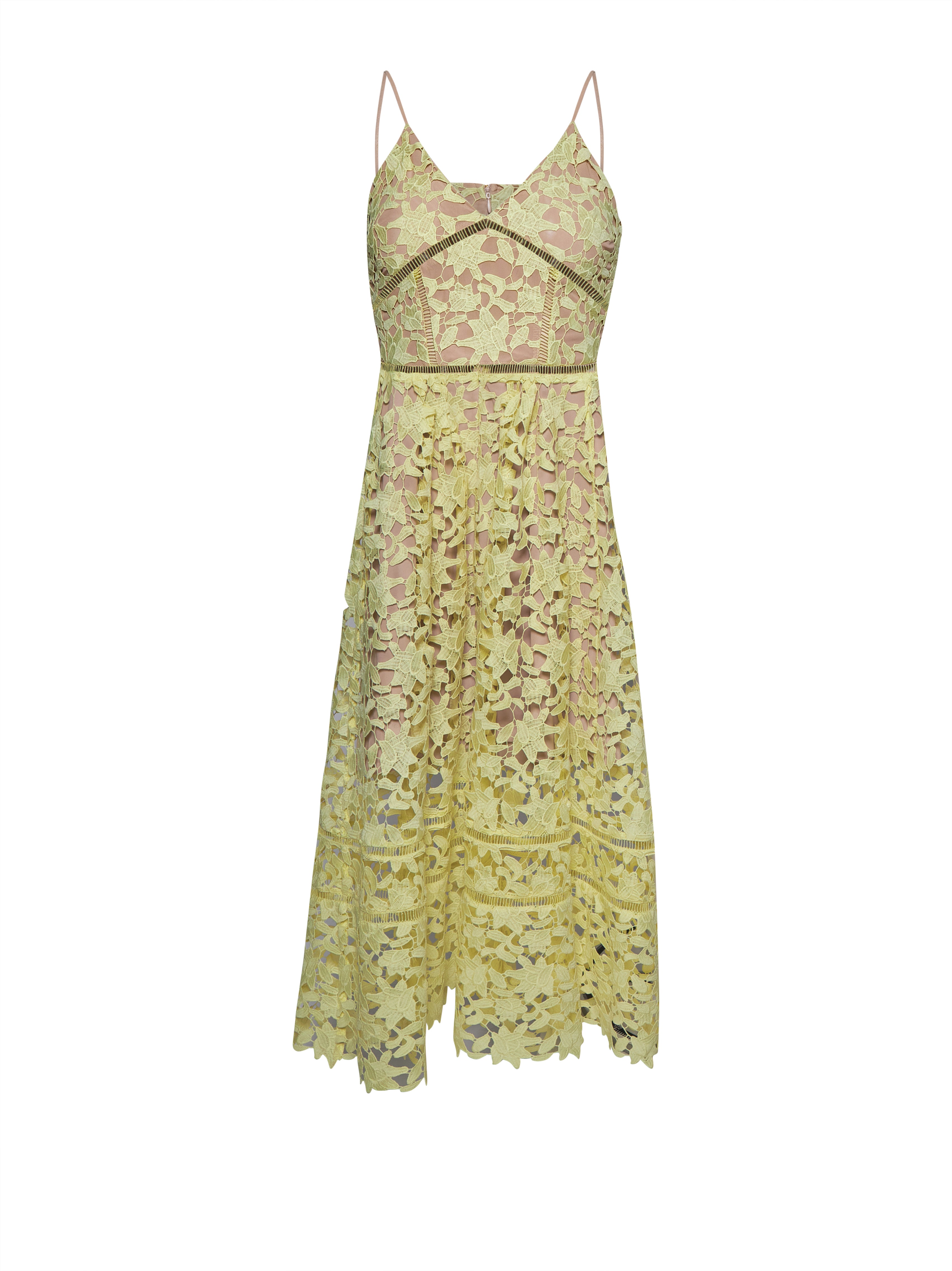 Abito lungo con motivo floreale traforato e design raffinato - Silvian Heach