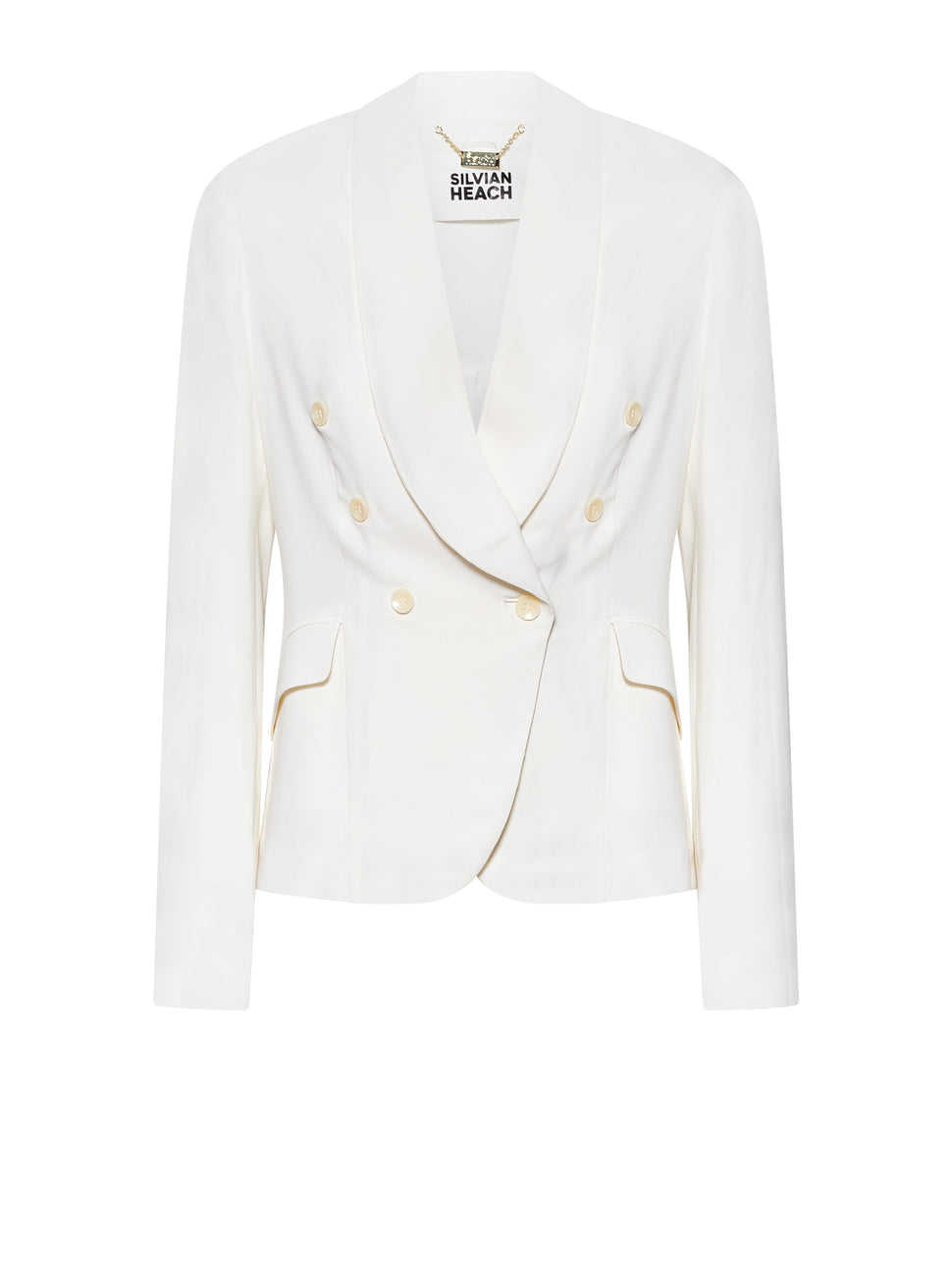 Giacca doppiopetto con revers morbidi e dettagli raffinati - Silvian Heach