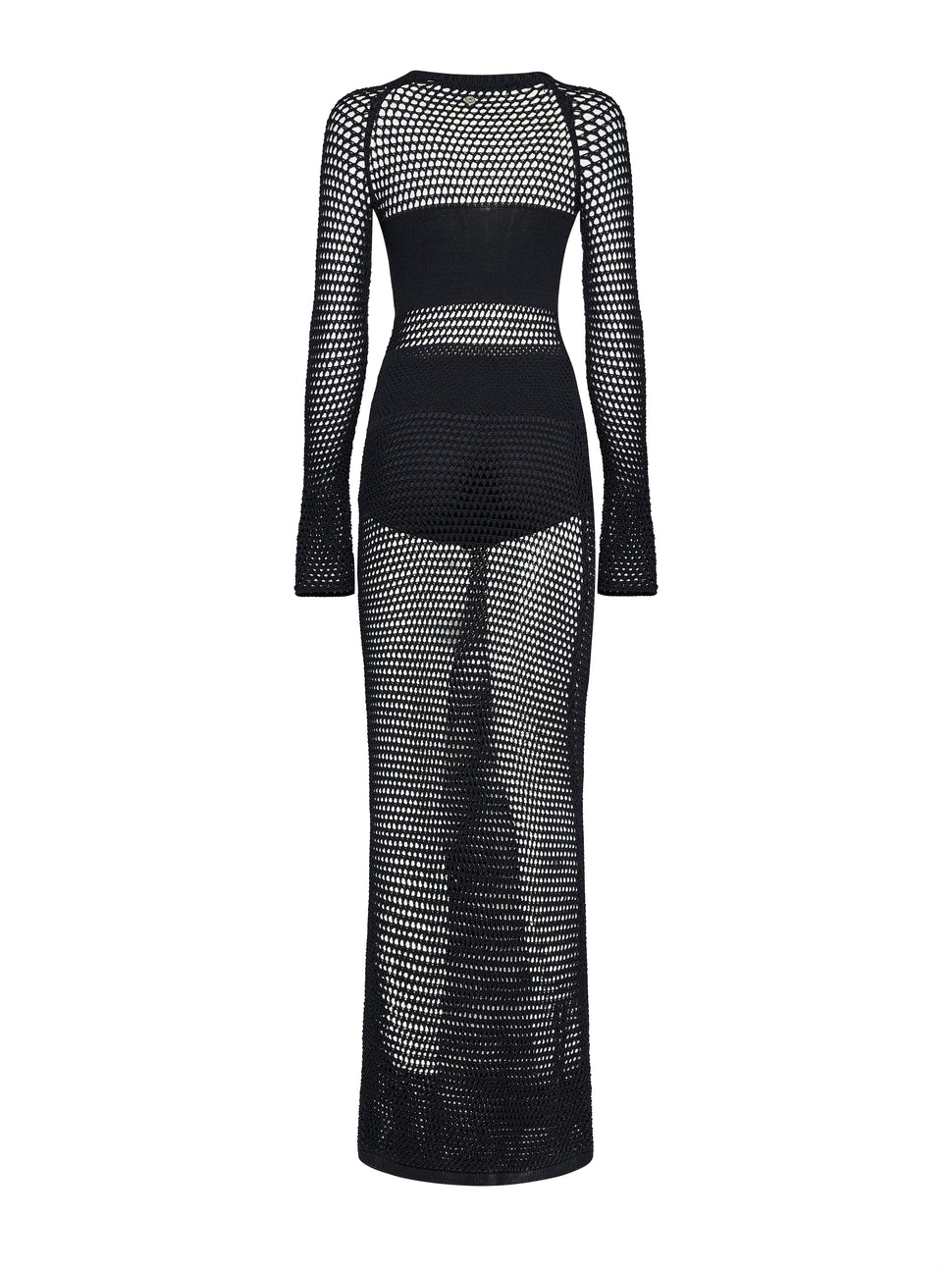 Abito lungo con struttura a rete e design scultoreo - Silvian Heach