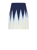 Short skirt with graphic pattern and structured workmanship - Silvian Heach