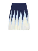 Short skirt with graphic pattern and structured workmanship - Silvian Heach
