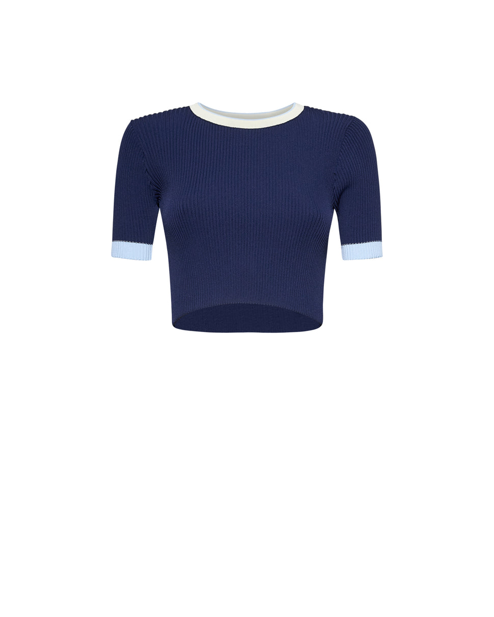 Short-sleeved shirt with contrasting details - Silvian Heach