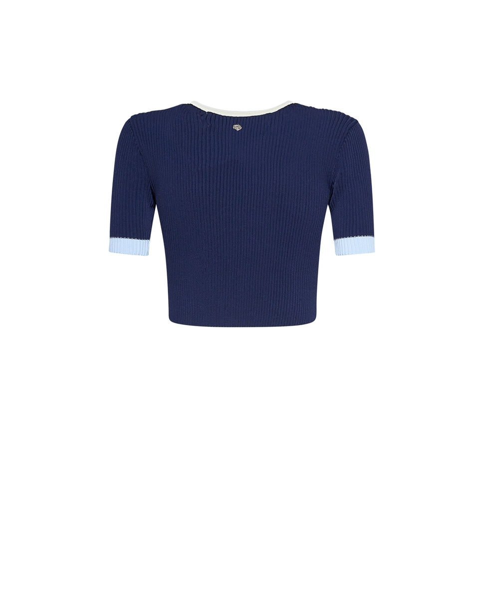 Short-sleeved shirt with contrasting details - Silvian Heach