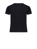 T-shirt with V-neck and bright micro decorations - Silvian Heach